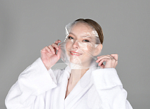 Маска косметологическая полиэтилен 25 шт/уп.