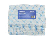 White Line, Салфетка одноразовая 30*40, спанлейс, голубой 100 шт ПАЧКА