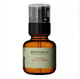 BRONSUN, Раствор солевой для обезжиривания ресниц и бровей, 50 мл