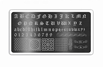 RUNAIL, Пластина для стемпинга №6186