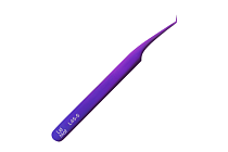 Le Maitre, Пинцет профессиональный "Expert" T3-90 BLUE-PURPLE