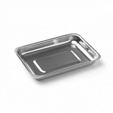 Лоток прямоугольный ЛМПр-200, сталь, 200 мм