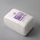 WW Полотенце большое 45*90, спанлейс ЛЮКС, белый 50 шт ПАЧКА