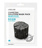 LEBELAGE, Маска для лица тканевая с древесным углем
