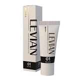 Levian, Краска для ресниц и бровей, цвет Black #01, 15мл