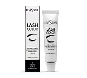 Levissime, LASH COLOR EYEBROWS, Краска для бровей и ресниц иссине-черный № 1-6, 15 мл