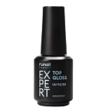 RUNAIL, Топ глянцевый с УФ-фильтром Top Gross Non Sticky Expert № 118, 18 мл Ч/З