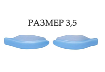 KATYA VINOG, Мягкие валики для верхних ресниц Размер 3,5 (НЕЖНО-ГОЛУБЫЕ) одна пара