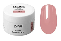 RUNAIL, Камуфлирующий УФ-гель (цвет: Ягодное мороженое), 15 г №3452 Ч/З