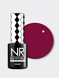 NR, 202 Perfect red гель-лак, Бордово-фиолетовый, 10 мл