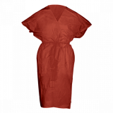 Халат "Кимоно" (бордовый), спандбонд, 10 шт/упк