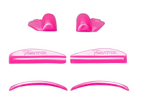 FreiAVIVER, Набор силиконовых валиков глянец Curl, (розовый) 4 пары