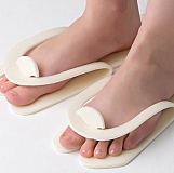 White Line, Тапочки "вьетнамки" пенополиэтилен, 5 мм, шампань, 20 пар/упк