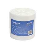 White Line, Салфетка одноразовая 20*20, спанлейс, белый 100 шт РУЛОН