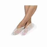 Носки одноразовые для боулинга, размер универсальный, (индивидуальная упаковка), белые, 50 пар