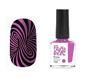 RUNAIL, Лак для стемпинга Prints (цвет: Purple Valley), 8 мл 
