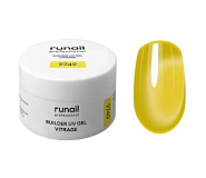 RUNAIL, Моделирующий УФ-гель витражный BUILDER UV GEL VITRAGE, 15 г №9749