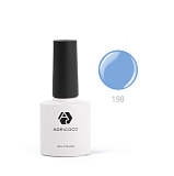 ADRICOCO, Цветной гель-лак №198 голубая фиалка, 8 мл