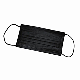 Маска 3-х слойная ЧЕРНАЯ, 50 шт