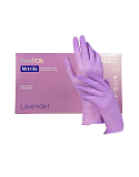 mediOk, Перчатки  нитриловые неопудренные, S, Лаванда, 50 пар Ч/З