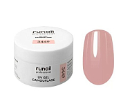 RUNAIL, Камуфлирующий УФ-гель (цвет: Чайная роза), 15 г №3449