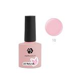 ADRICOCO Est Naturelle, Гель-лак №18 камуфлирующий бледно-розовый, 8 мл