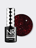 NR, 431 Perfect red гель-лак, Мерцающий бордовый циркон, 10 мл