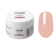 RUNAIL, Камуфлирующий УФ-гель (цвет: Французский бежевый), 15 г №3454