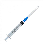 Шприц одноразовый 3мл,  3-х комп. с иглой