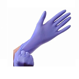 ICE BLUE NITRILE, Перчатки нитриловые мед. неопудренные, размер M, Фиолетово-голубые, 50 пар, Ч/З