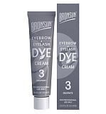 BRONSUN, КРЕМ-КРАСКА для бровей и ресниц, цвет графит #3, 15 мл