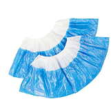 Elegreen, Бахилы медицинские одноразовые из ПНД двойные-арт.ПНД-8/8/1р ЭГД-40 Бело-синие 3 г, 50 пар