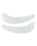 KATYA VINOG, Силиконовые патчи для наращивания ресниц Белые, 1 пара