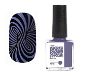 RUNAIL, Лак для стемпинга Prints (цвет: Frightened nymph), 8 мл 