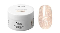RUNAIL, Моделирующий УФ-гель c жемчужным эффектом BUILDER UV GEL PEARL 2.0, 15 г №9958 Ч/З