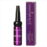 EKKOBEAUTY, Хна для бровей, Brown, 10гр