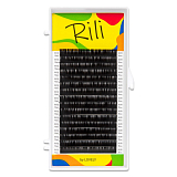 Rili, Ресницы чёрные - 16 линий - MIX (С 0.10 8-15мм)