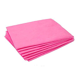 FB, Салфетка одноразовая 40*40, розовый 100 шт ПАЧКА