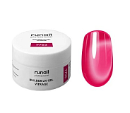 RUNAIL, Моделирующий УФ-гель витражный BUILDER UV GEL VITRAGE, 15 г №9753