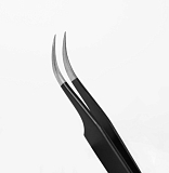 Rili, Пинцет для наращивания ресниц  Black Line, тип Изогнутый