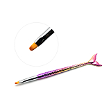 Кисть для геля "Русалка" закругленная №8