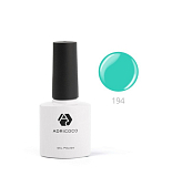 ADRICOCO, Цветной гель-лак №194 ярко-бирюзовый, 8 мл