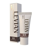 Levian, Краска для ресниц и бровей, цвет Light Brown #03, 15мл