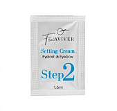 FreiAVIVER, Состав №2 В САШЕ д/ламинирования ресниц и бровей Setting Cream, 1,5 мл
