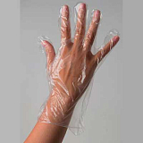 Перчатки полиэтиленовые "M" прозрачные 100 шт/упк