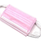 Маска 3-х слойная РОЗОВАЯ, 50 шт 