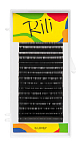 Rili, Ресницы чёрные - 16 линий - MIX (L 0.10 6-13мм)