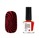 RUNAIL, Лак для стемпинга Prints (цвет: Cocky), 8 мл 