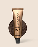 BRONSUN, NEW FORMULA, Гель-краска для ресниц и бровей, цвет темно-коричневый #7, 15 мл (Ч/З)