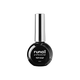 RUNAIL, Топ матовый для гель-лака Top Coat Soft Touch (без липкого слоя), 15 мл №7636